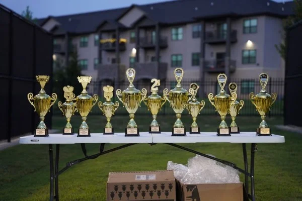 badminton championship trophy